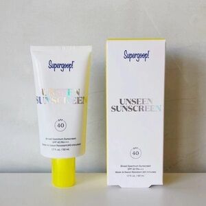 Supergoop! Unseen Sunscreen SPF 40 - White and Yellow Packaging